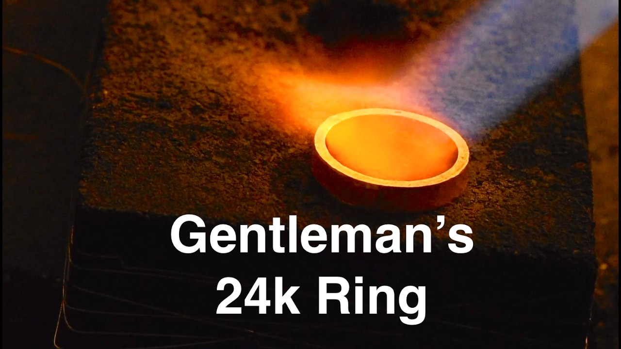 A True Gentleman's Truly Timeless Pure Gold Ring