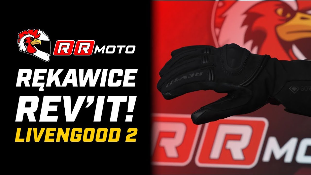 REVIT LIVENGOOD 2 - rękawice motocyklowe na zimne dni z Gore-Tex i PrimaLoft