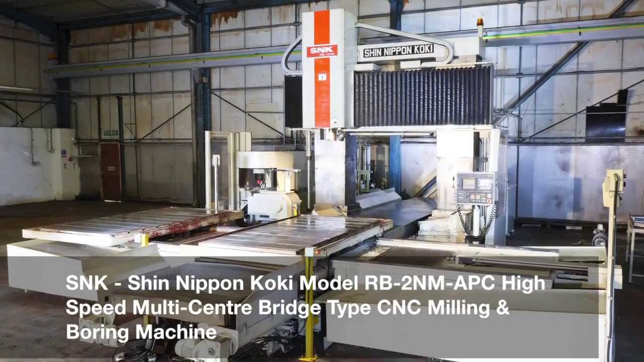 SNK RB-2NM-APC High Speed Multi-Centre Bridge Type CNC Milling & Boring Machine