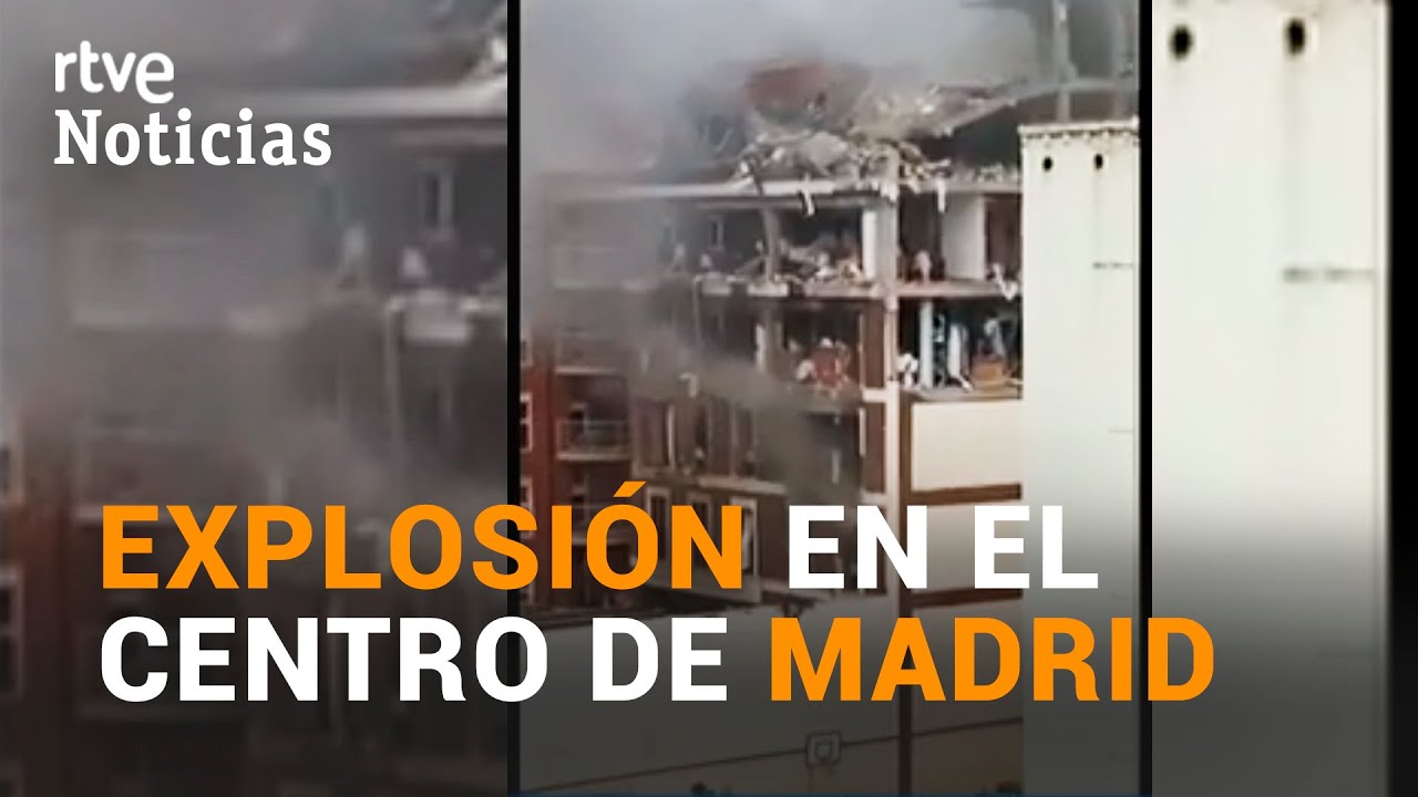 La FUERTE EXPLOSIÓN de la CALLE TOLEDO de MADRID deja 4 MUERTOS y 10 HERIDOS  | RTVE