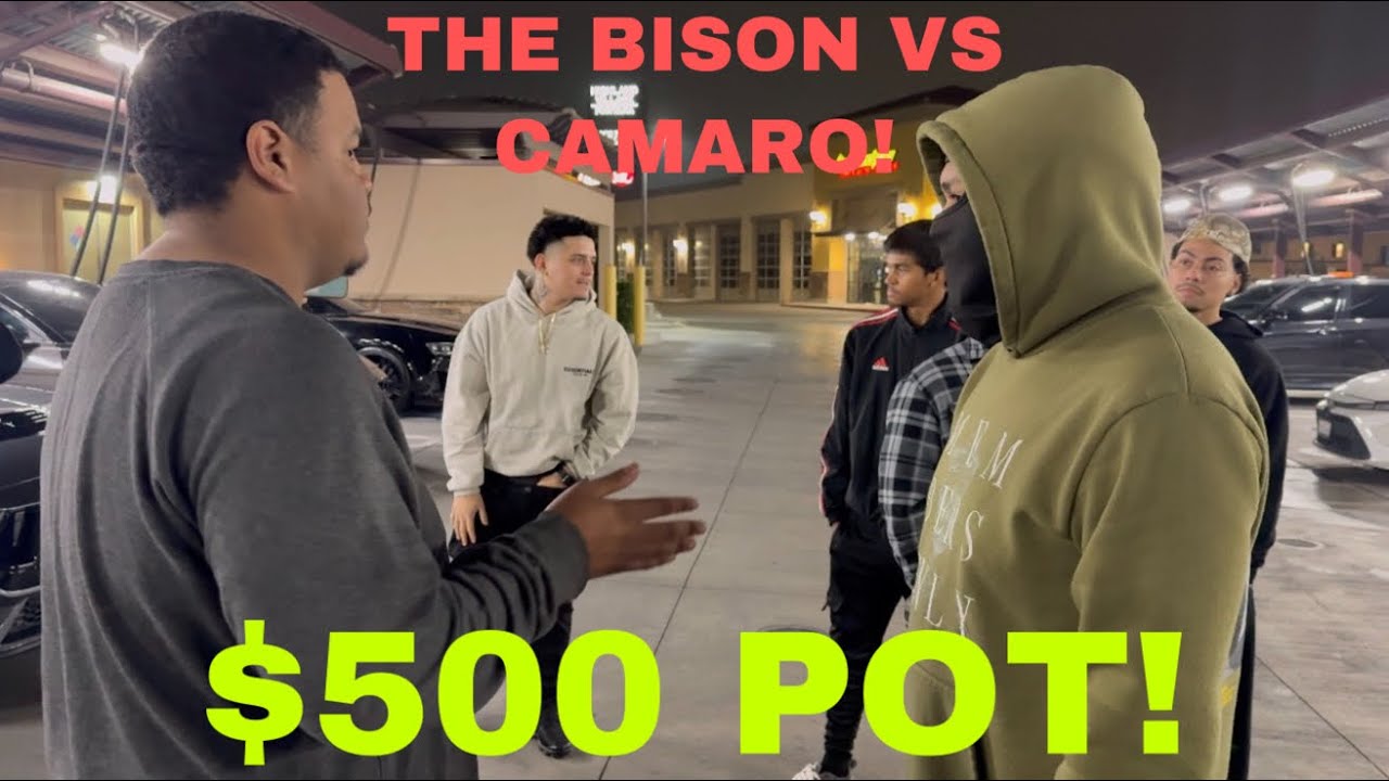 BISON N54 против CAMARO SS! Призовой фонд 500 долларов! 