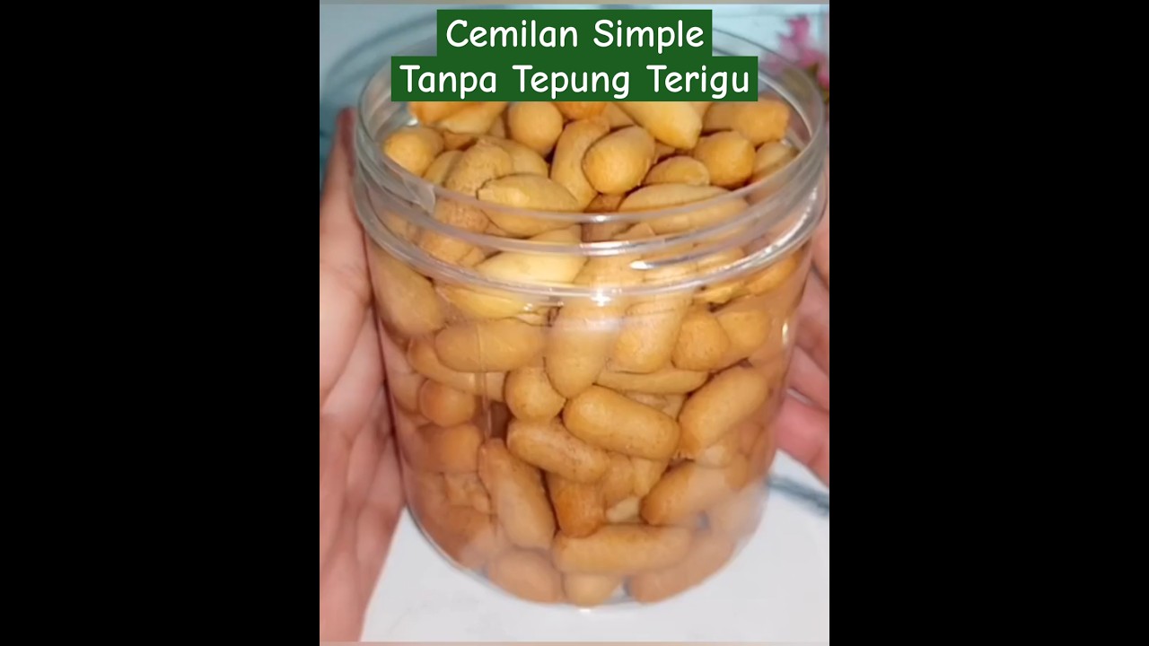 CEMILAN SIMPLE TANPA TERIGU RENYAH ENAK GA MAU BERHENTI MAKANNYA 