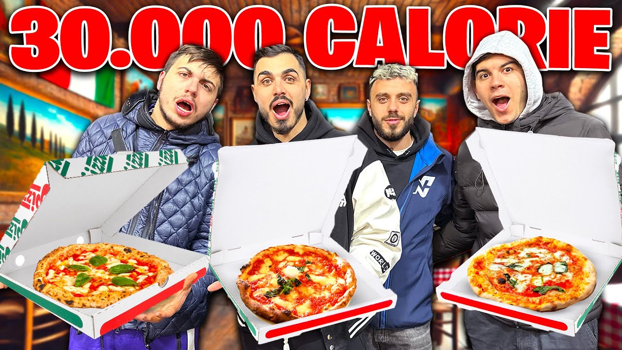 🍔🍕 30.000 CALORIE IN 10 MINUTI 🕒 con il NAPOLI CREATORS! 🍟 Ci siamo riusciti?