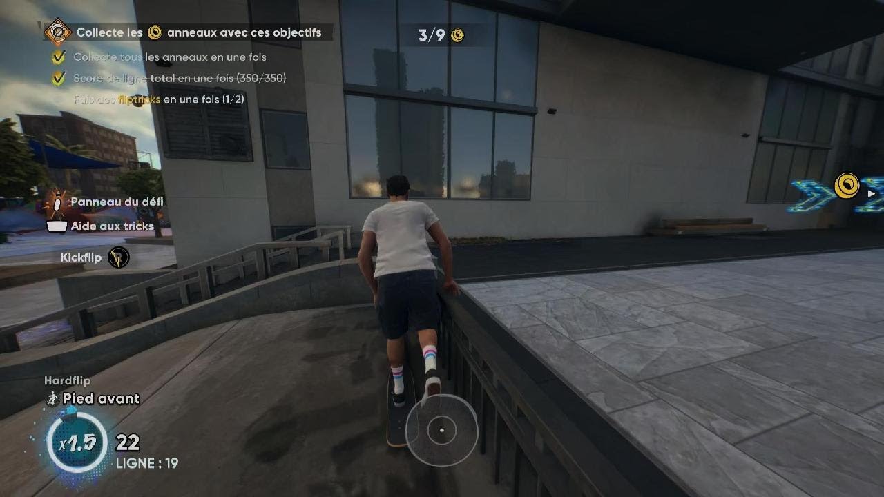 Javance le jeu Skate (defi du Jeu )