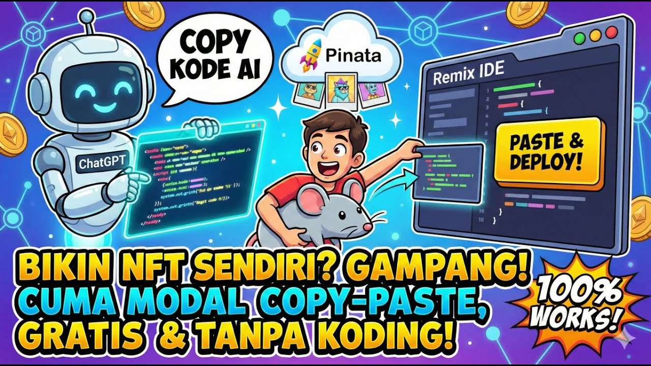 Tutorial Deploy NFT Paling Dasar: Cuma Copy-Paste Kodingan AI (100% Works)