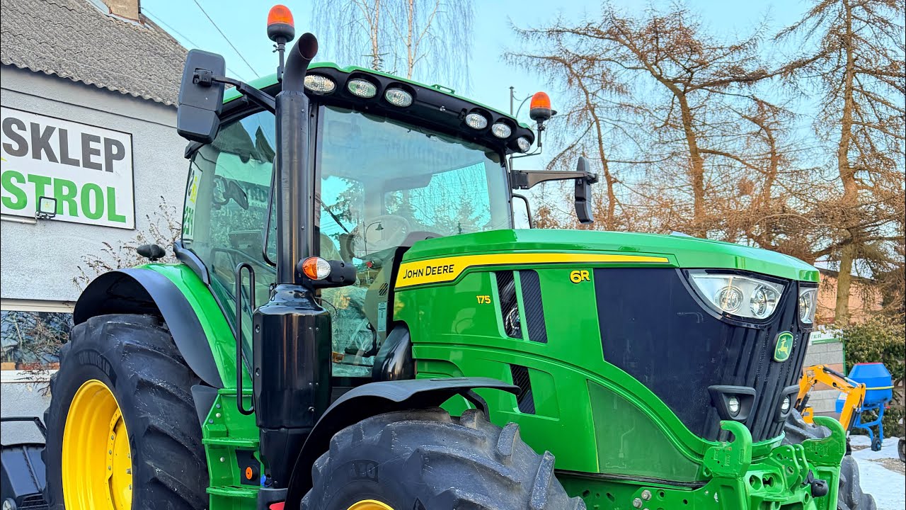 PRAWIE NOWY JOHN DEERE 6R 175, 1600 motogodzin! 2022 rok, 193 KM, AUTOQUAD! Najnowszy model! 
