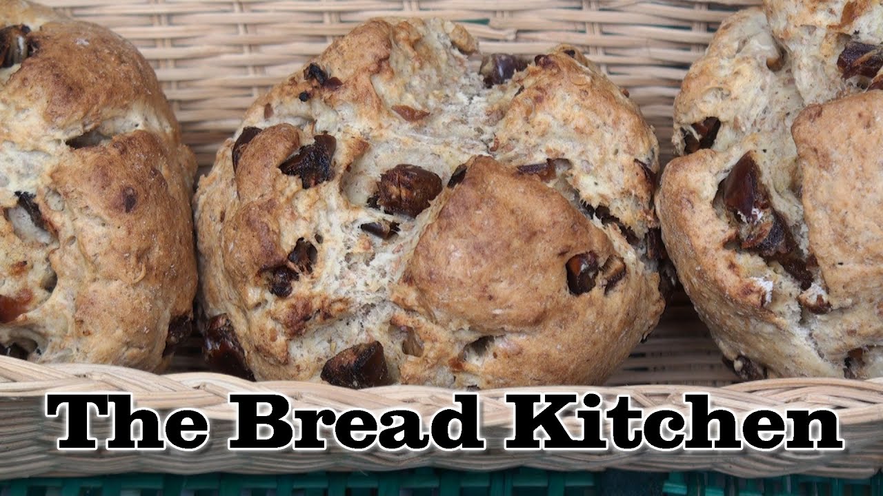 Quick Date & Walnut Soda Bread Rolls Recipe - The Bread Kitchen