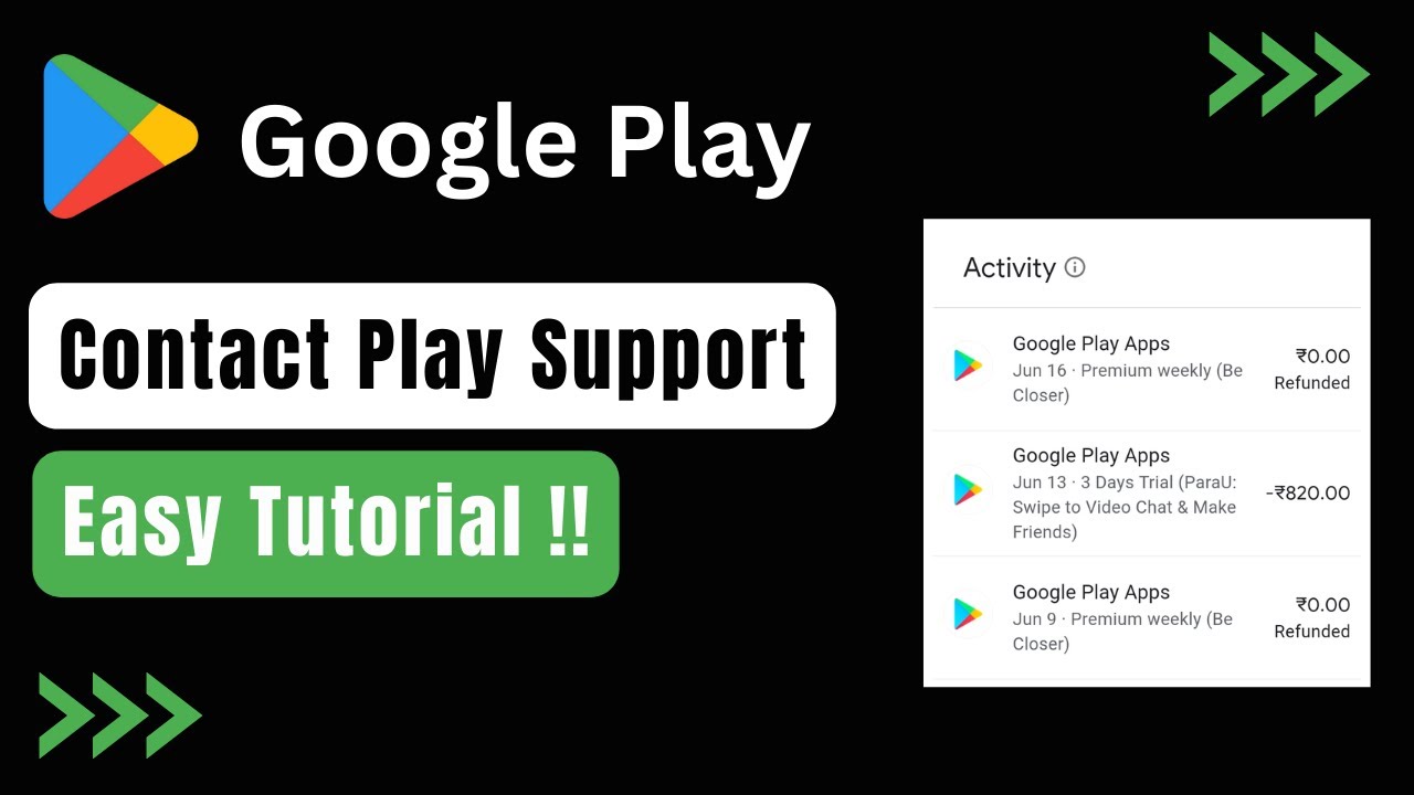How to Contact Google Play Support !