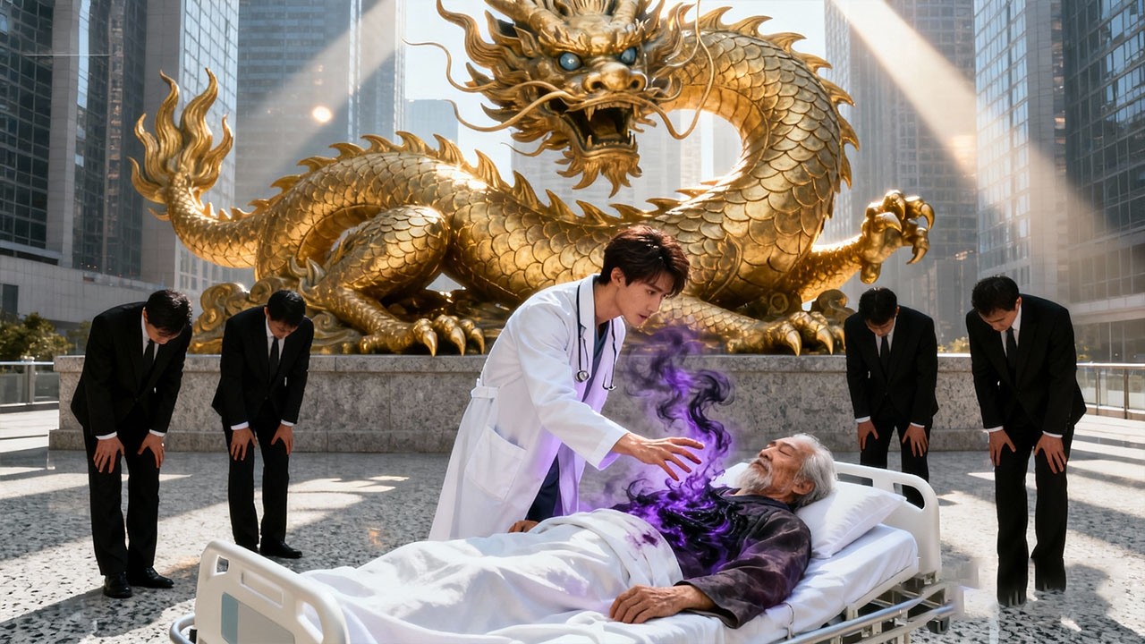 被瞧不起的實習生竟是隱世醫武神王，首富邪煞纏身將死，他一救活，瞬間暴露身份全場跪：神王殿下。