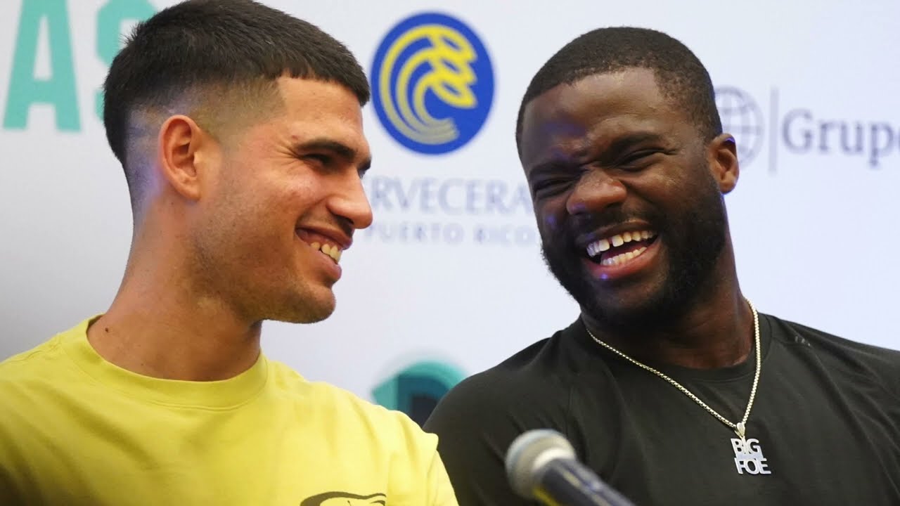 Alcaraz y Tifaoe promueven el tenis entre jóvenes con su 