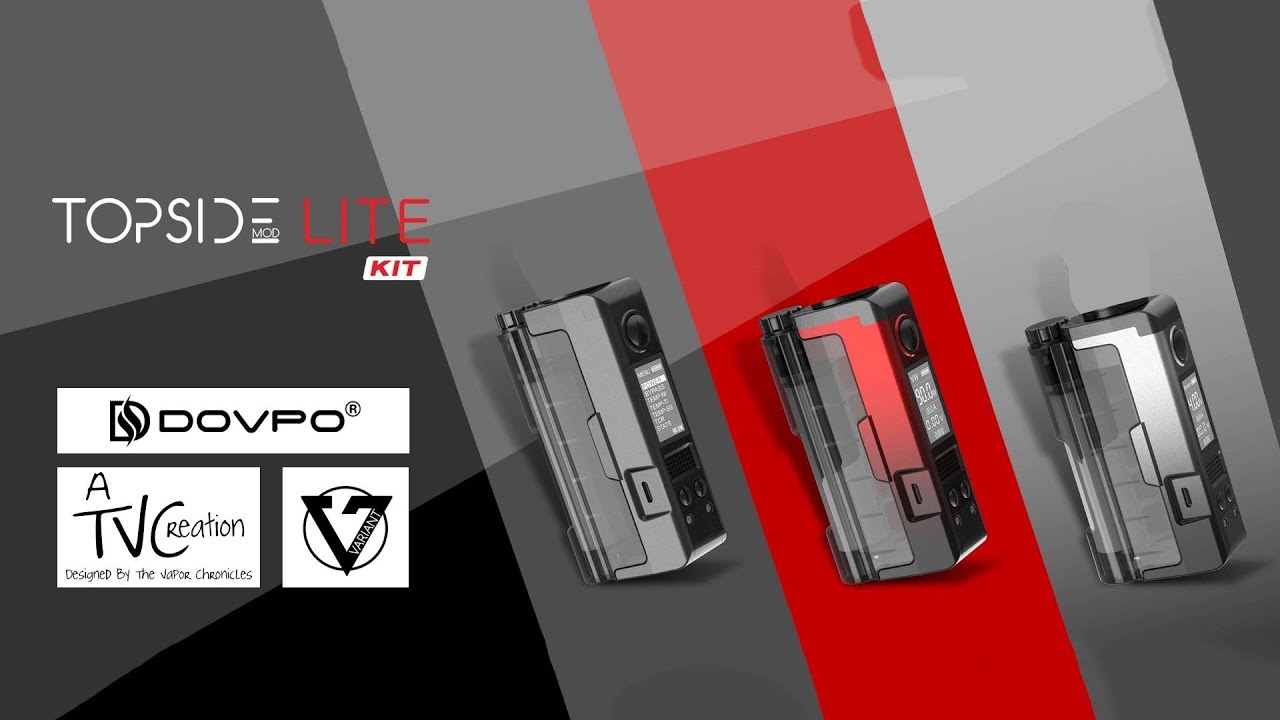Dovpo x Brian Topside Lite 90W TC VW Squonk Box Vape Mod