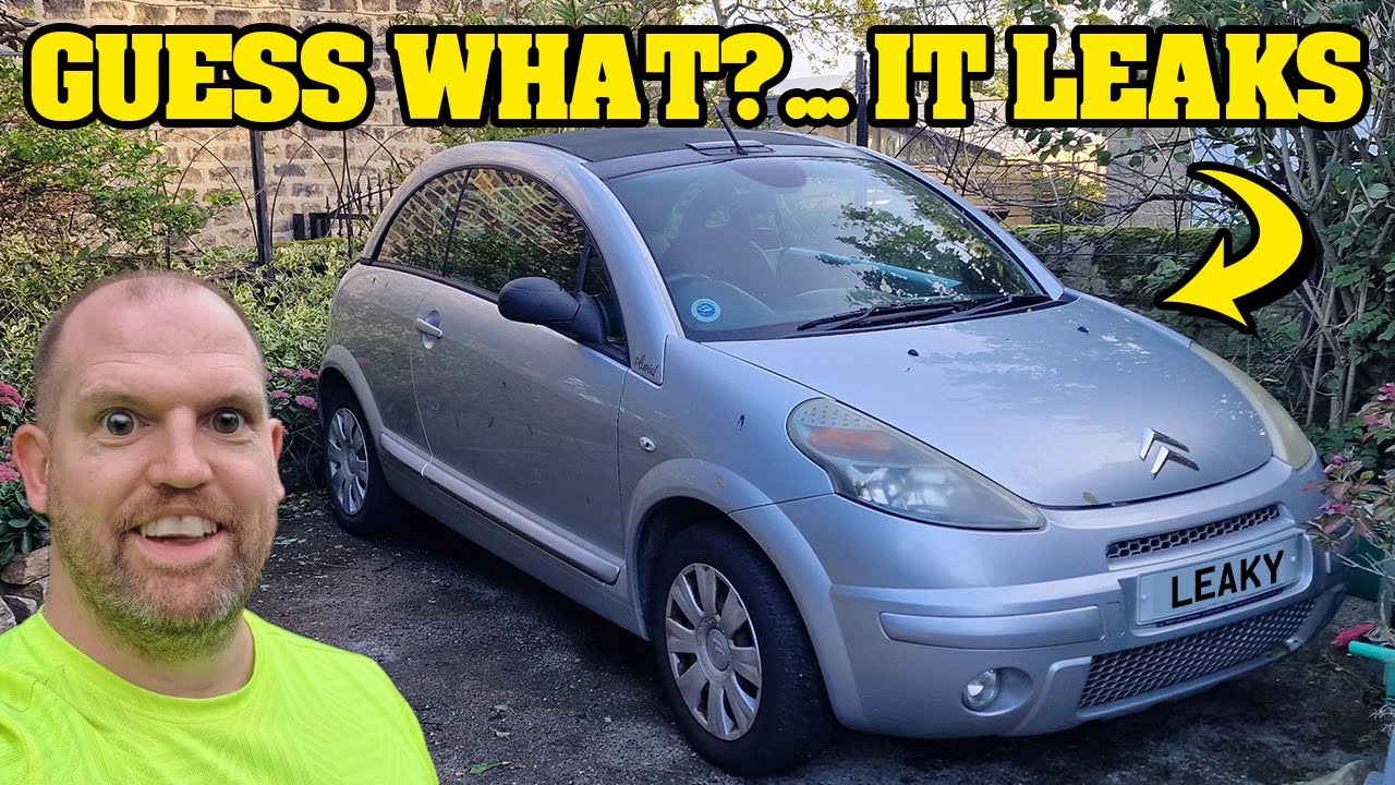 КОНЕЧНО, ПРОТЕКАЕТ - Давайте взглянем на мой ПРОТЕКАЮЩИЙ Citroen C3 Pluriel 2010 года выпуска.