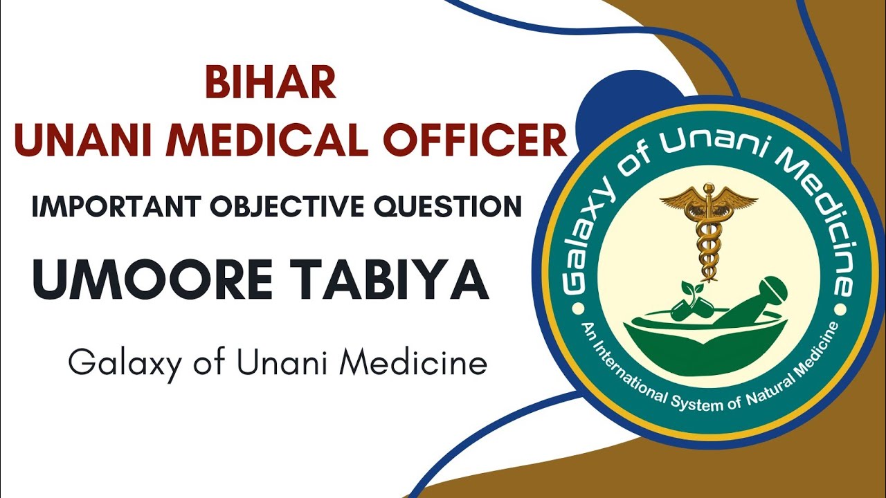 Bihar Unani medical officer | Important MCQ