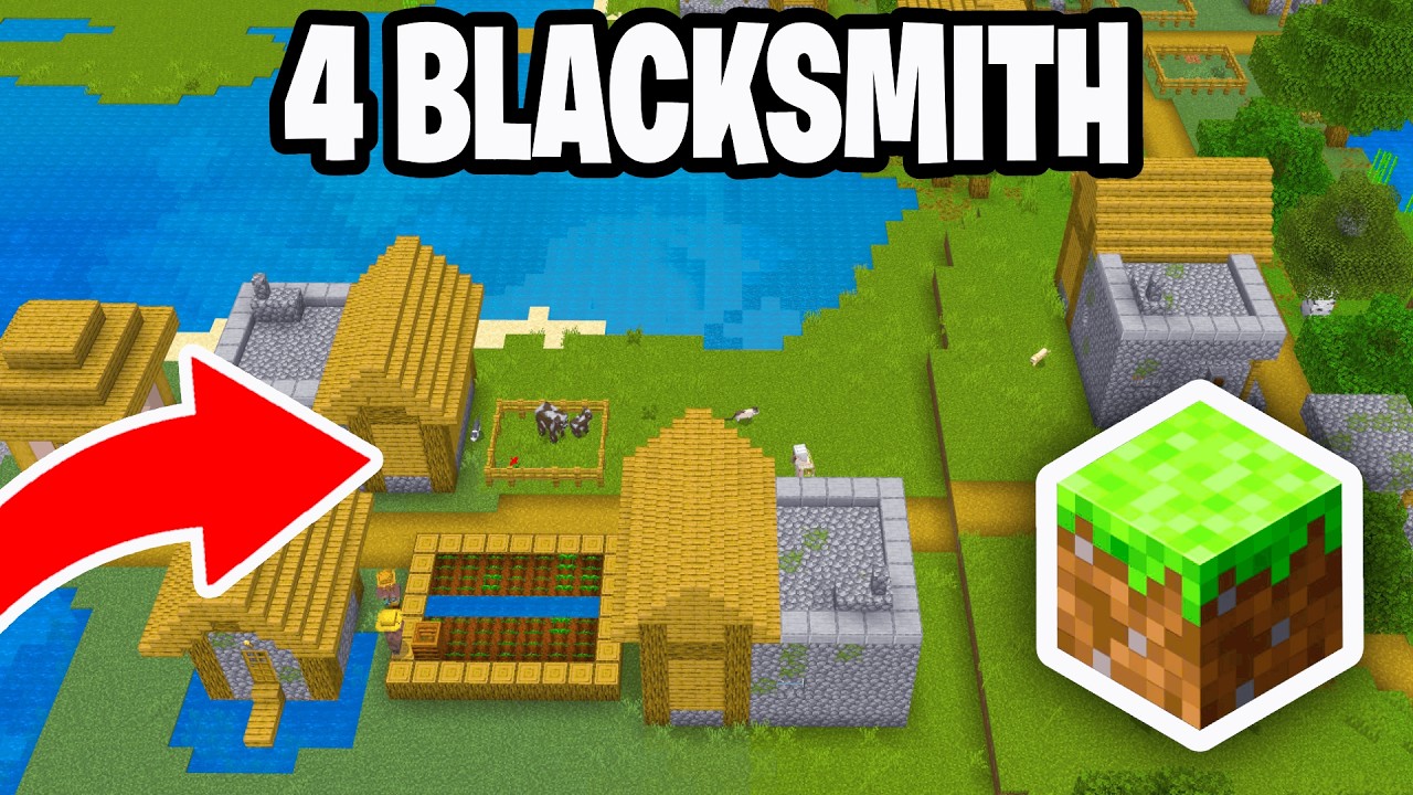 ЛУЧШИЙ сид с кузнецами для Minecraft Bedrock 26.4!