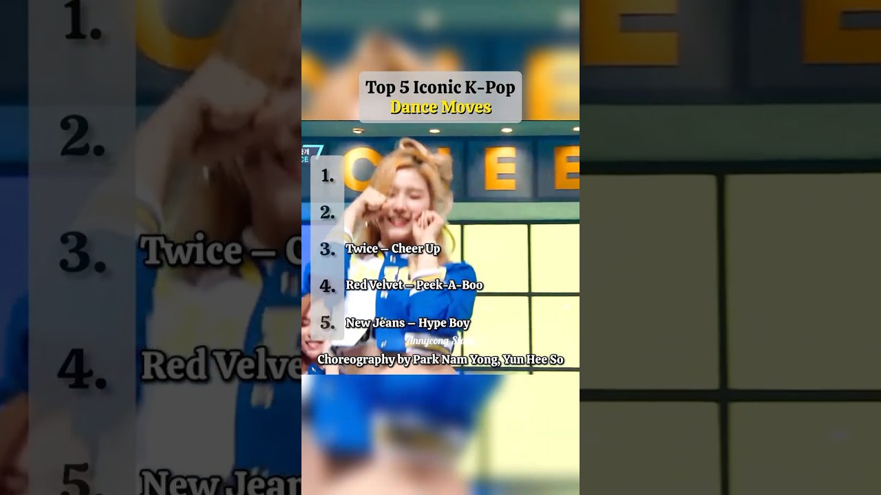 (Part 3) Top 5 Iconic K-pop Dance Moves GG 