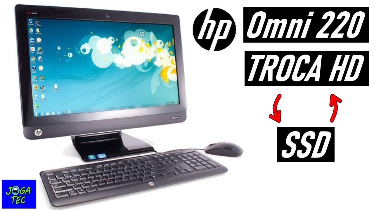 Troca de HD por SSD HP Omni 220 PC. Como abrir?