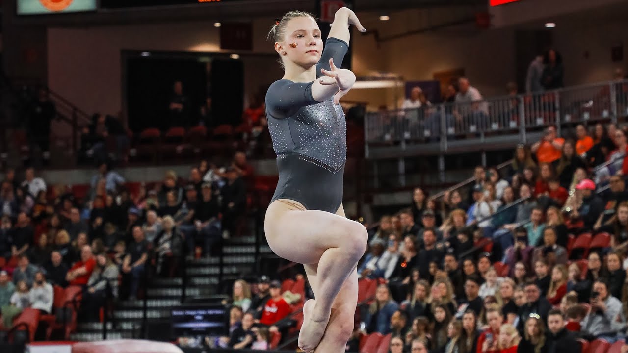 Лучшие моменты выступления Джейд Кэри в многоборье | Матч № 11 Орегон Стэйт против Фиска | Женска...