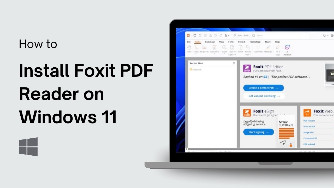 How to Install Foxit PDF Reader on Windows 11