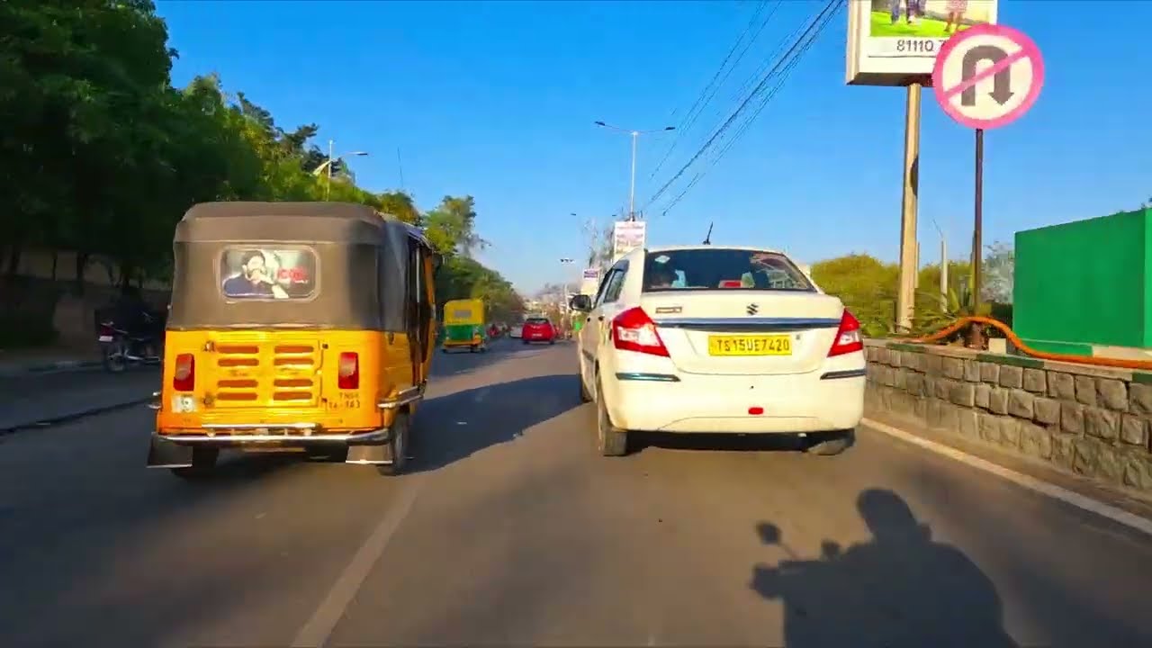 Evening Office Rush: Microsoft to Kistareddypet (Via Flyover) #012