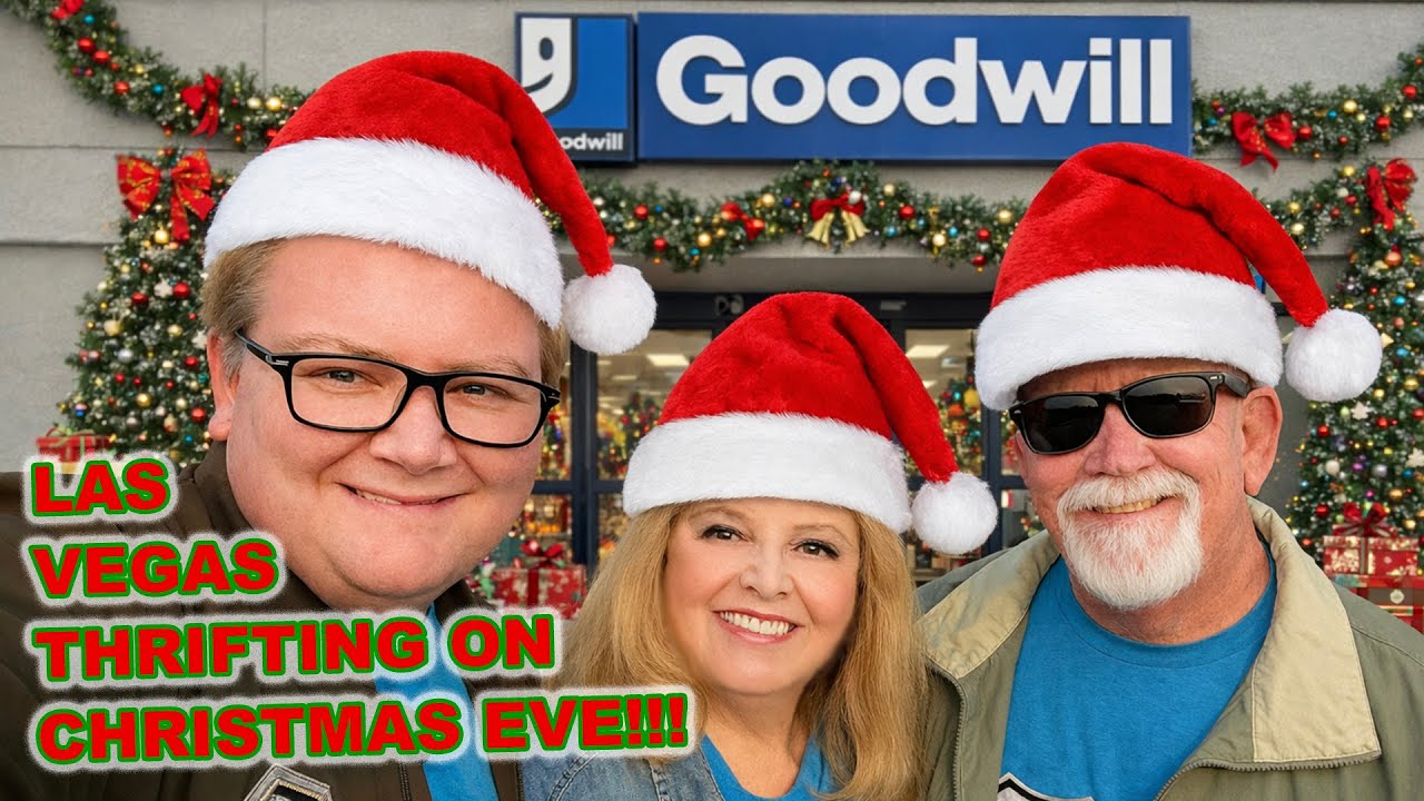 GOODWILL THRIFTING ON CHRISTMAS EVE IN VEGAS!! Join the Journey on Picker Road!