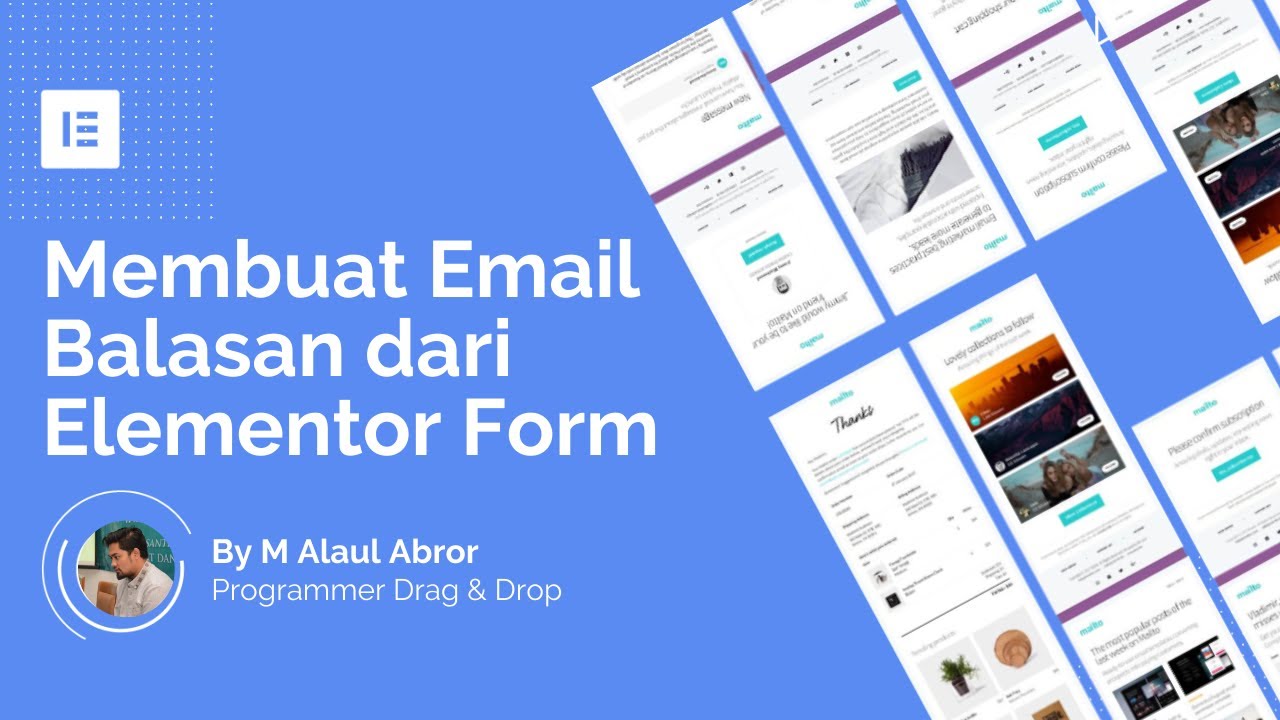 Cara Membuat Email Balasan Otomatis  dari Elementor Form ( Full Desain Email )