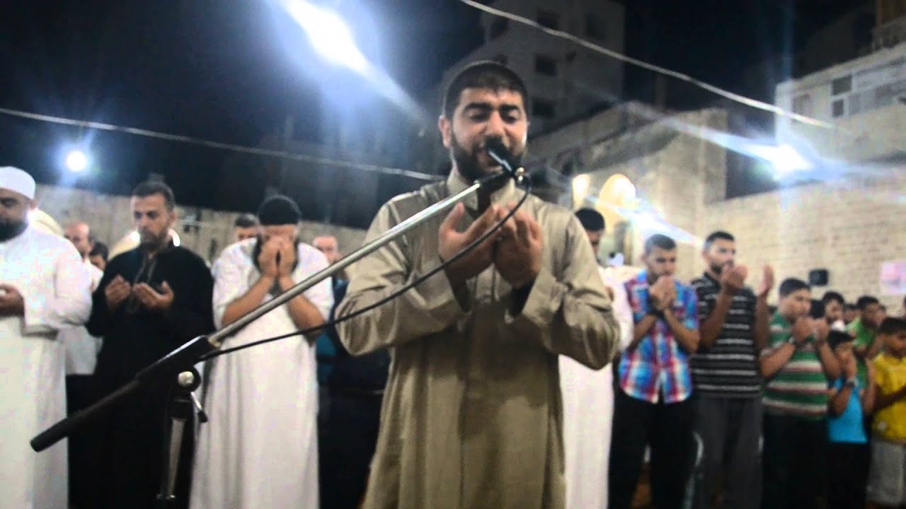 1 رمضان 1435 المسجد العمري الكبير - غزة دعاء الوتر مع الامام/ محمد عزمي ابو الشعر