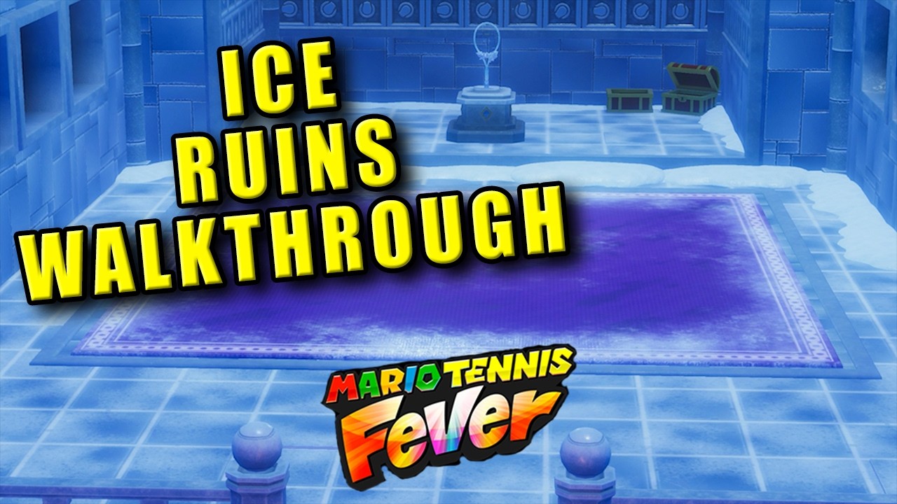 Ice Ruins walkthrough guide Mario Tennis Fever - How to get through the Ice Ruins maze