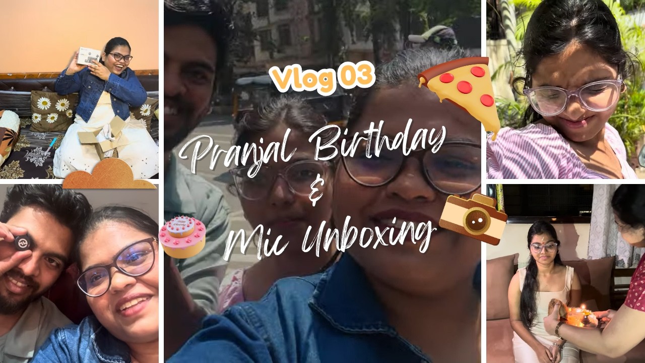 Nanucha birthday (Pranjalcha Birthday) aani mic unboxing😍❤️ ani gavi challo shimga sathi🌴🥹❤️