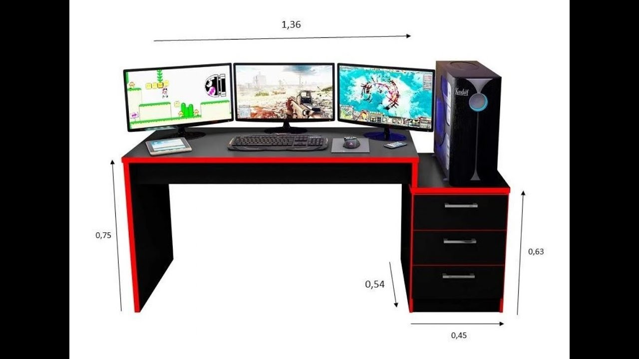 Apresentando Mesa gamer DRX 6000