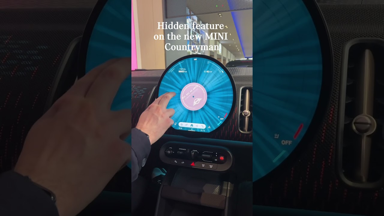 Hidden feature on the new MINI Countryman... 💿🎧 #MINI #MINICountryman