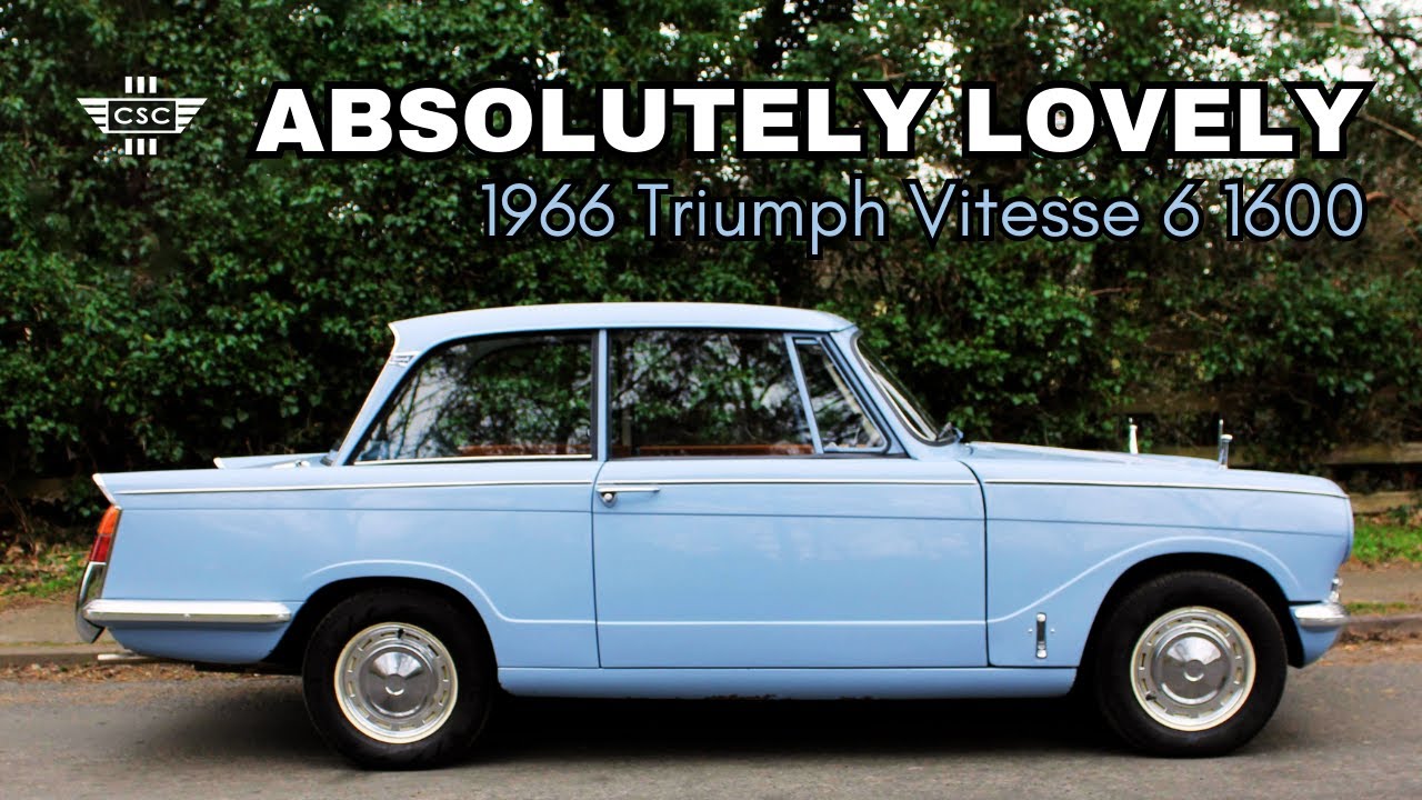 Triumph Vitesse 6 1600 — вождение в Скарборо