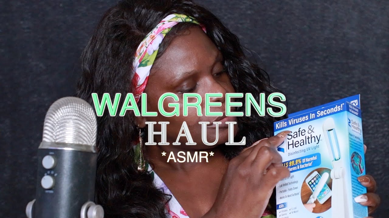 WALGREEN HAUL PERSONAL UVLIGHT ASMR CHEWING GUM