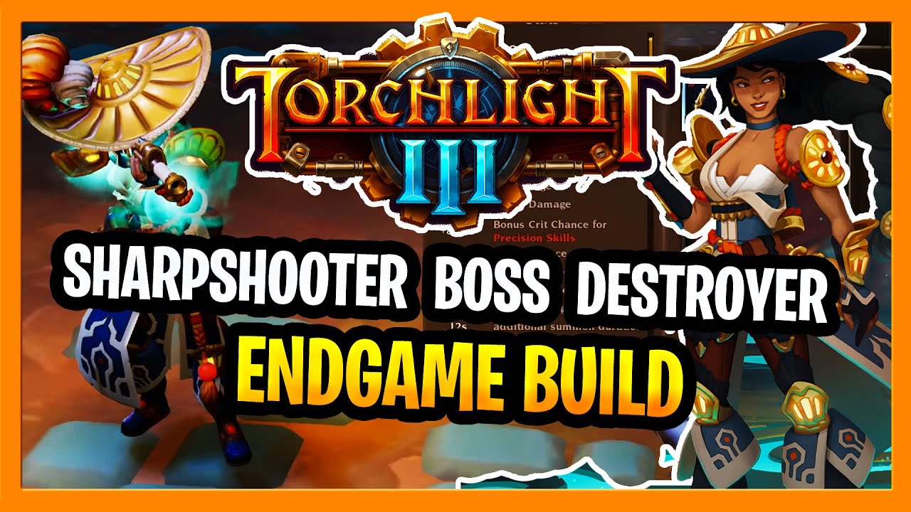 Руководство по сборке снайпера в Torchlight 3 для убийств боссов за 1 секунду в финальной игре (о...