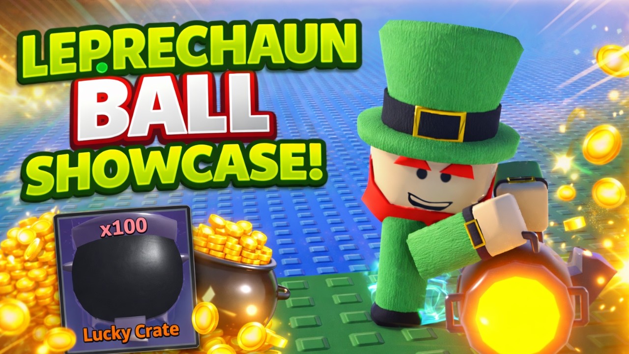 NEW UNIT LEPRECHAUN BALL! NEW LUCKY CRATES!! Critical chance + NEW Crates - Ball Tower Defence