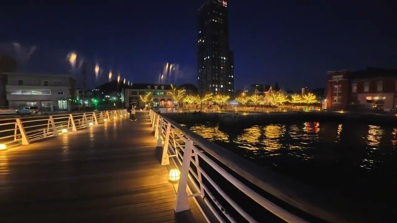 福岡県　北九州市　門司港レトロ　夜景散歩