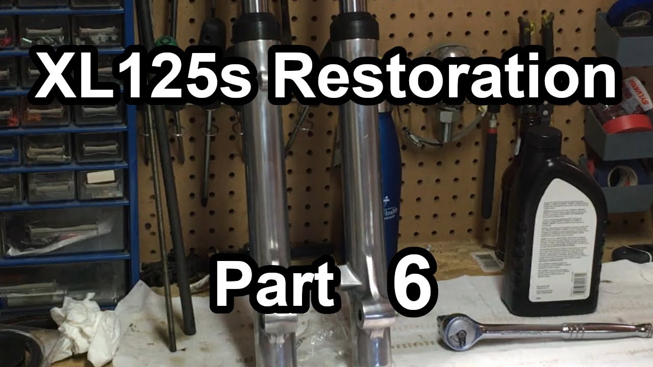 1981 Honda XL125s Part 6 - Fork Cleanup and Rebuild