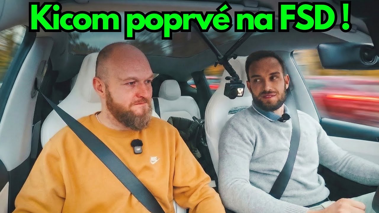Tesla FSD vs Největší Tesla Kritik v ČR - Změní názor? @Kicom_21