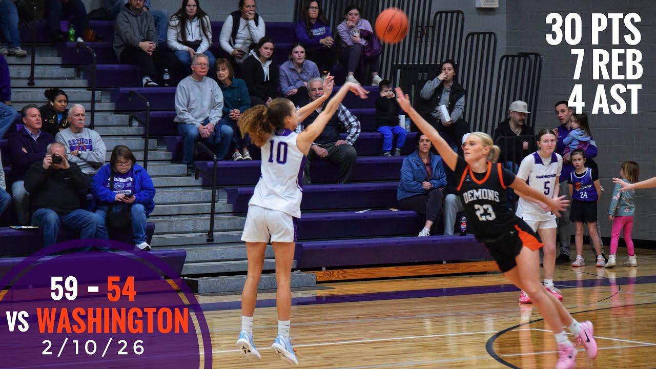 vs Washington 2/10/26 Basketball Highlights