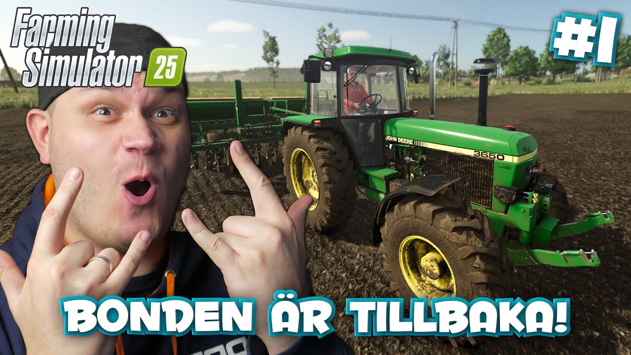 AMATÖR BONDEN ÄR TILLBAKA! | Farming Simulator 25 - #1