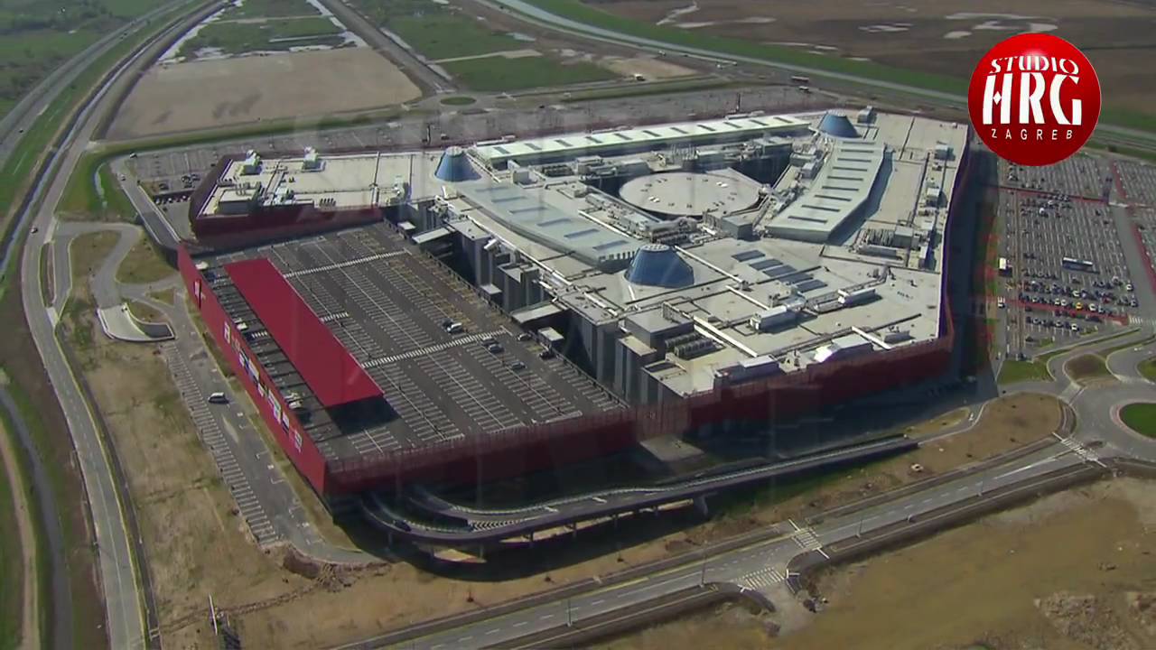 WEST GATE SHOPPING CENTER - Aerial TV footage