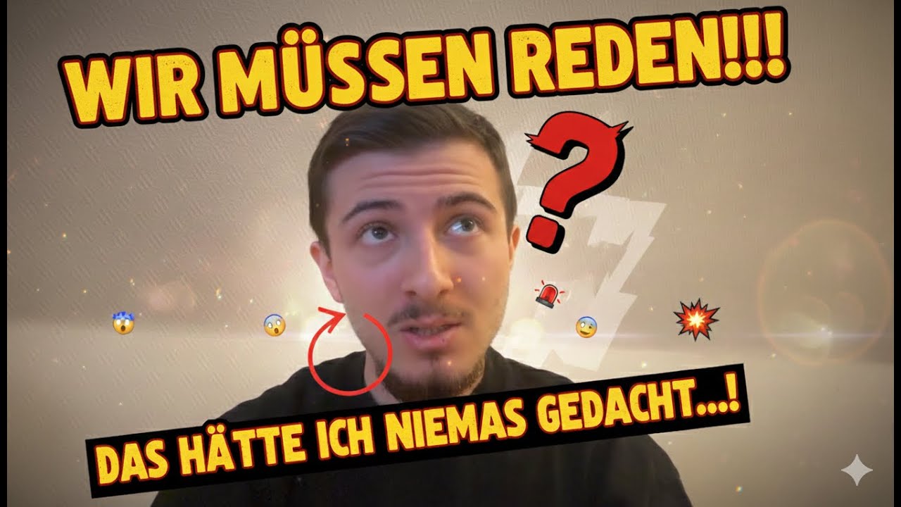 WIR MÜSSEN REDEN!