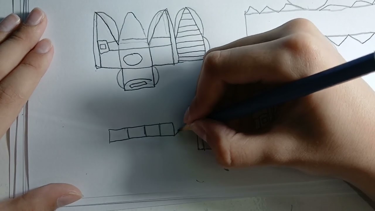 TOTORIAL DO BONECO DE PAPEL DO SONIC! demorou mais fiz