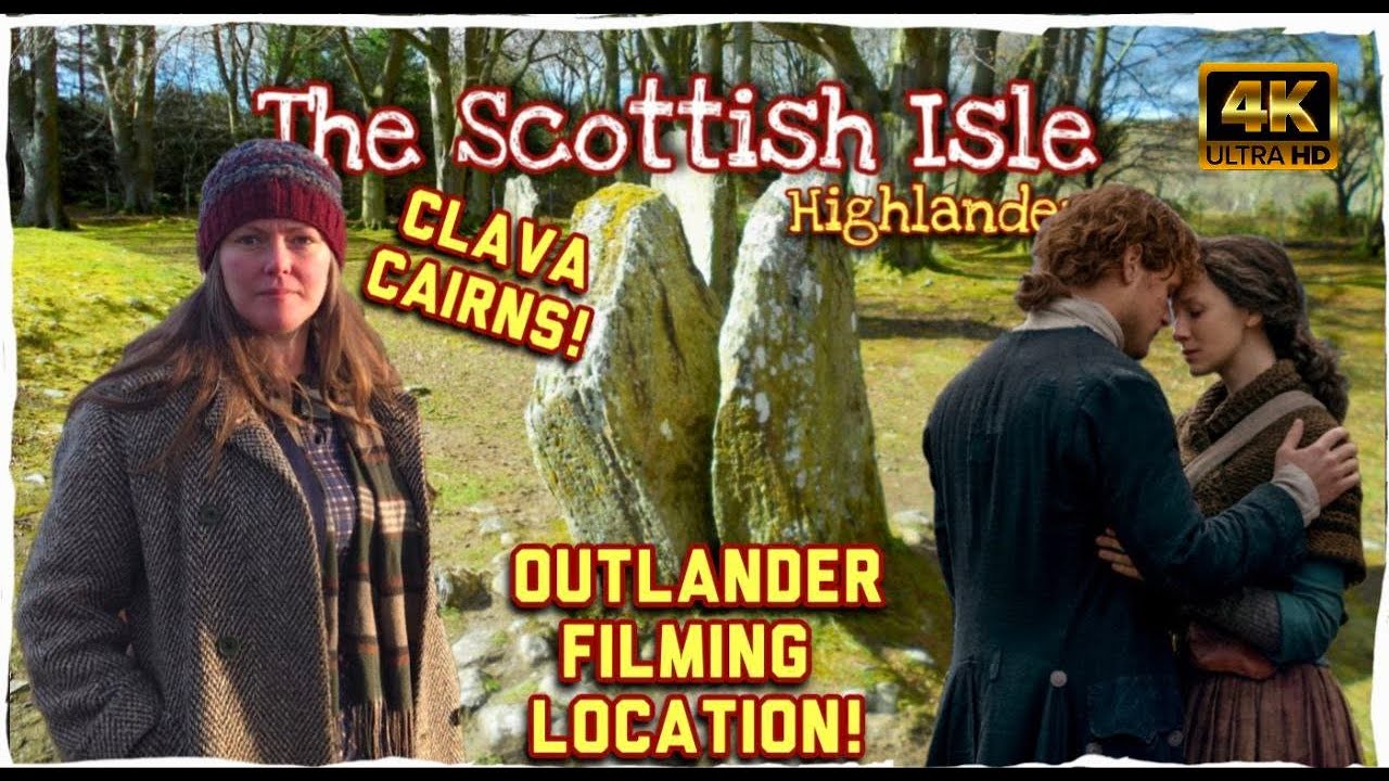 4K 📸 OUTLANDER FILMING LOCATION? ⚔️ CLAVA CAIRNS! PREHISTORIC BARROWS, CAIRNS & STANDING STONES