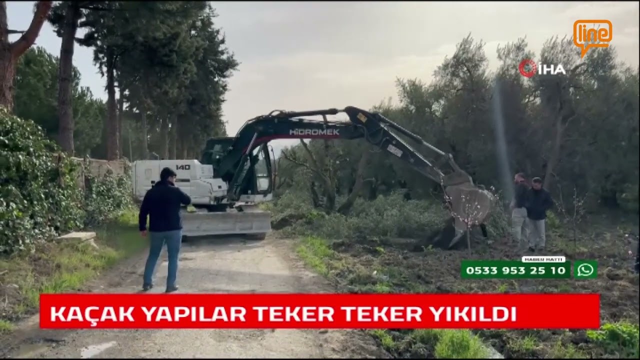 KA&Ccedil;AK YAPILAR TEKER TEKER YIKILDI