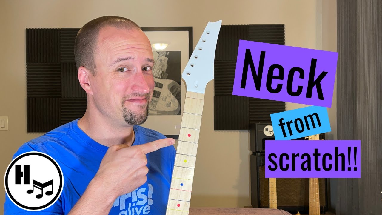 S7E12 - Hybrid JEM Build 2 - Guitar Neck from Scratch!!