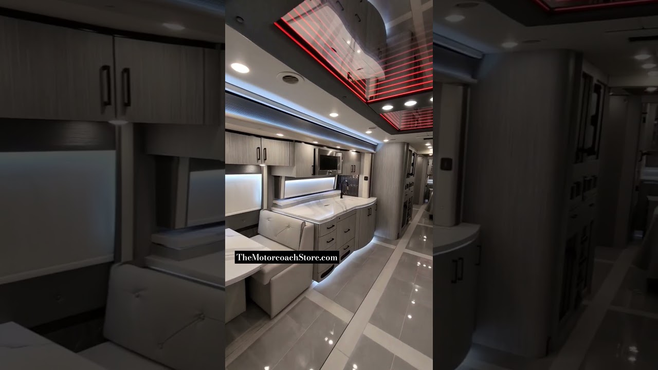 Quick tour of a 2024 Foretravel Realm Presidential Bunk Coach with 2 Full Baths!