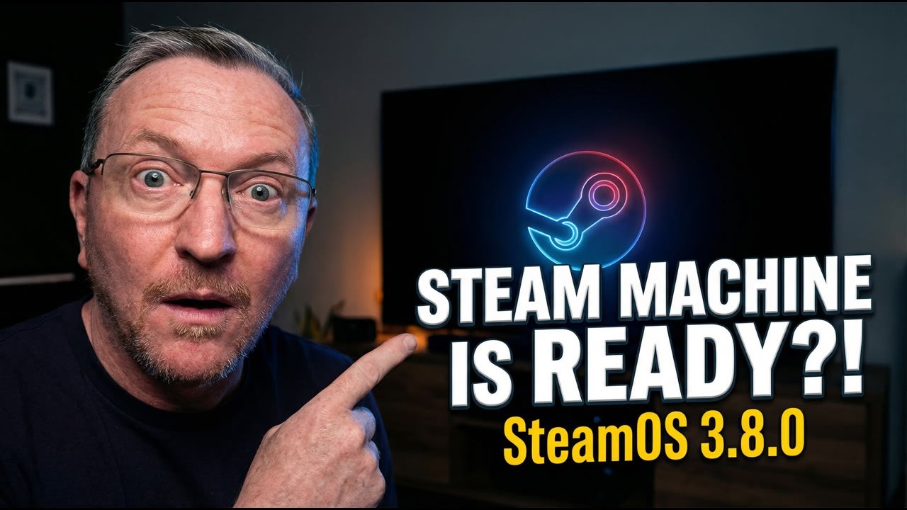Предварительная версия SteamOS 3.8.0: поддержка Steam Machine и исправления задержек.