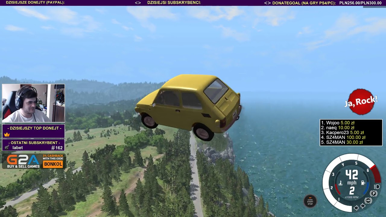 LATAJĄCY MALUCH - beamNG.drive / 17.01.2018 (#2)