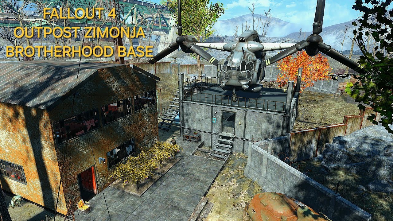 Fallout 4 Outpost Zimonja Brotherhood Base
