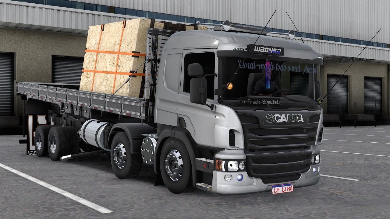 Pzinha 310 Bitruck com carga animada - Mapa Rotas Brasil!